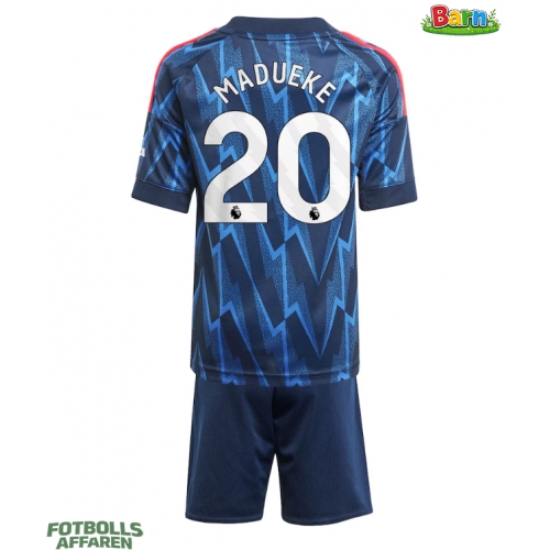 Arsenal Noni Madueke #20 Bortaställ Barn 2025-26 Kortärmad (+ Korta byxor)